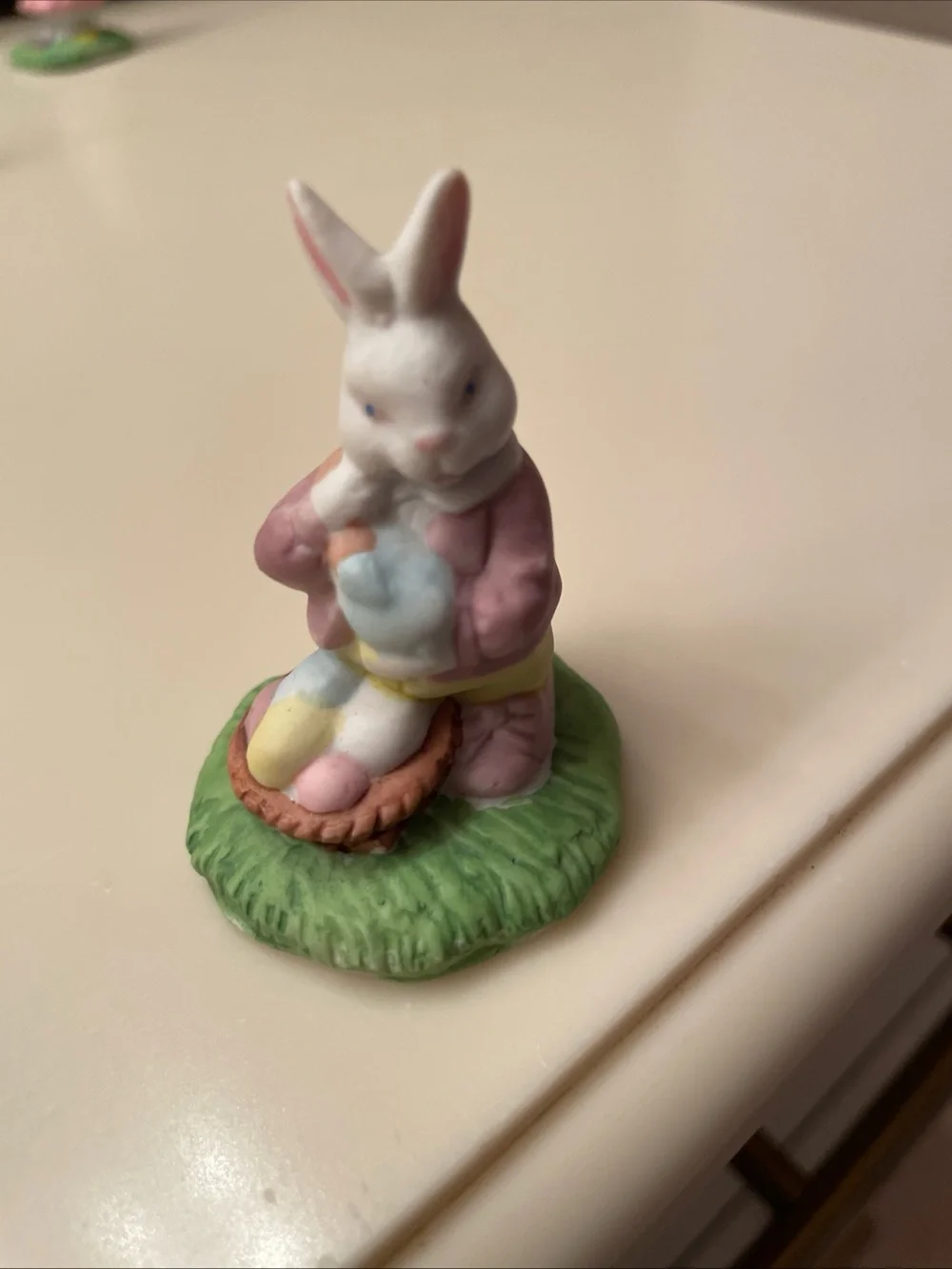 Vintage Assortment of Ceramic Easter Bunny Figurines - Set of 3